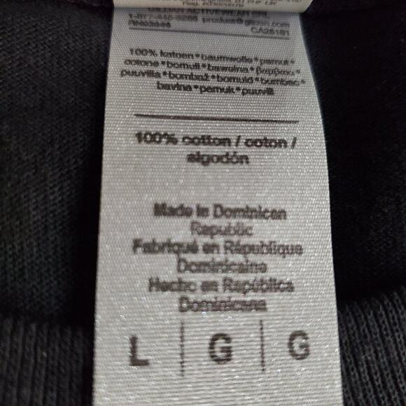 Gildan Men's Graphic Black Tee Short Sleeve Urban Large - Picture 6 of 6